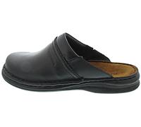 Josef Seibel Max Herren Clogs | Echtleder-Herrenschuhe, Schwarz (schwarz 600), 46 EU (11 UK)