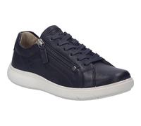 Josef Seibel Damen Low-Top Sneaker Megan 01,Weite G (Normal),Wechselfußbett,Freizeitschuhe,Laufschuhe,schnürschuhe,dunkelblau,40 EU