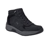 Josef Seibel Herren Schnürstiefeletten Mitchell 55,Weite H (Weit),Wechselfußbett,wasserdicht,uebergangsstiefel,Boots,schwarz,45 EU