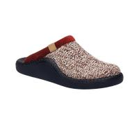 Hausschuh JOSEF SEIBEL "Monaco D 01, bordeaux-kombi", Damen, Gr. 37, rot (bordeaux, kombi), Obermaterial: 80% Rindsleder Leather cow. 20% Textilmaterial TEXMAT., Schuhe Hausschuh (57327924-37) bordeau