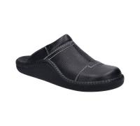Josef Seibel Herren Pantoffeln Monaco H 13, Männer Hausschuhe,Weite H (Weit),House-Slipper,patschen,schlapfen,drinnen,schwarz,46 EU