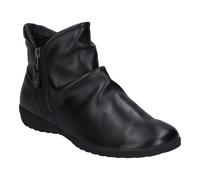 Josef Seibel Damen Klassische Stiefeletten Naly 41,Weite G (Normal),uebergangsstiefel,reißverschluss,gerafft,Boots,schwarz,38 EU
