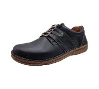 Josef Seibel Damen Low-Top Sneaker Neele 44,Weite G (Normal),Wechselfußbett,schnürer,Halbschuhe,straßenschuhe,schwarz-Kombi,42 EU