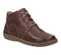 Schnürstiefelette JOSEF SEIBEL "Neele 46", Damen, Gr. 40, braun (kastanie), Leder, casual, Schuhe, Freizeitschuh, Komfortschuh mit Wechselfußbett aus Leder (31718417-40) kastanie