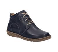 Schnürstiefelette JOSEF SEIBEL "Neele 46", Damen, Gr. 40, schwarz, Leder, casual, Schuhe, Freizeitschuh, Komfortschuh mit Wechselfußbett aus Leder (53983053-40) schwarz