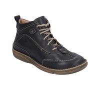 Josef Seibel Damen Schnürstiefeletten Neele 52,Weite G (Normal),Wechselfußbett,uebergangsstiefel,schnürboots,Boots,schwarz,38 EU