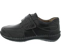 Josef Seibel Herren Kletthalbschuhe New Anvers 02,Weite K (Extra weit),Wechselfußbett,Sneaker,Freizeitschuhe,schwarz,45 EU