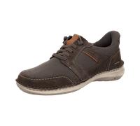 Josef Seibel Herren Sneaker New Anvers.24,Weite K (Extra weit),Wechselfußbett,lace-up Shoes,schnürschuhe,Low-tie,Asphalt-Kombi,42 EU