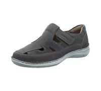 Josef Seibel Herren Kletthalbschuhe New Anvers 81 – Weite K, Wechselfußbett, Granit, Gr. 45