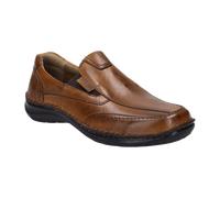 Josef Seibel Herren Slipper New Anvers 67,Weite K (Extra weit),Wechselfußbett,College Schuhe,Businessschuhe,Anzugschuhe,Cognac,41 EU