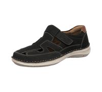 Josef Seibel Herren Kletthalbschuhe New Anvers 81,Weite K (Extra weit),Wechselfußbett,Sportschuhe,Klettverschluss,dunkelblau,40 EU