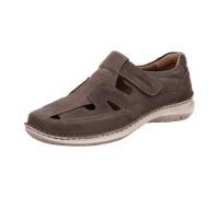 Josef Seibel Herren Kletthalbschuhe New Anvers 81 – Weite K, Wechselfußbett, Granit, Gr. 45