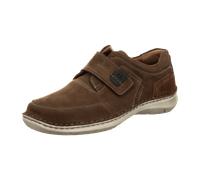 Klettschuh JOSEF SEIBEL "Josef Seibel Halbschuhe Leder", Herren, Gr. 44, braun, Leder, Schuhe Klettschuh (56416536-44) braun