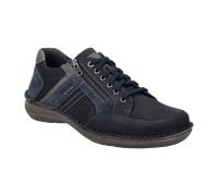 Josef Seibel Herren Low-Top Sneaker New Anvers 87,Weite K (Extra weit),Wechselfußbett,straßenschuhe,dunkelblau-Kombi,43 EU