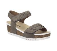 Sandale JOSEF SEIBEL "Quinn 22, granit", Damen, Gr. 38, grau (granit), Obermaterial: 100% Rindsleder Leather cow., Schuhe Sandale (56161249-38) granit