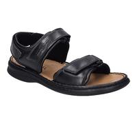 Josef Seibel Herrensandalen Rafe Schwarz Größe 42