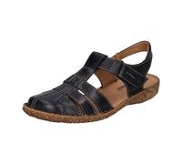 Josef Seibel Damen Sandaletten Rosalie 48, Frauen Sandalen,Weite G (Normal),Sommerschuhe,Freizeitschuhe,offene Schuhe,schwarz,37 EU