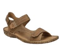 Josef Seibel Damen Riemchensandalen Rosalie 56,Weite G (Normal),Strandschuhe,Sandaletten,Sommersandalen,bequem,flach,camel-Kombi,40 EU