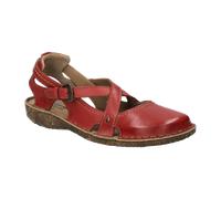 Josef Seibel Damen Sandaletten Rosalie 13, Frauen Sandalen,Weite G (Normal),Sommersandalen,bequem,flach,Sommerschuhe,Rubin,38 EU