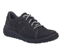 Schnürschuh JOSEF SEIBEL "Ruby 50", Damen, Gr. 38, grau (dunkelgrau), Leder, casual, Schuhe, Freizeitschuh, Komfortschuh mit TEX-Membran (47907300-38) dunkelgrau