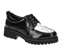 Josef Seibel Sallina 01 Damen Schuhe schwarz weiß Mokassin - Größe 41