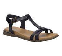 Josef Seibel Damen Sandaletten Fabricia 01, Frauen Sandalen,Weite G (Normal),Sommersandalen,bequem,flach,Sommerschuhe,schwarz,45 EU