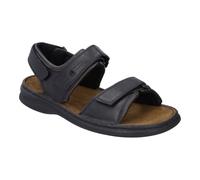 Josef Seibel Sandale Rafe (Leder) schwarz/brasil Herren, Größe Euro (US) 41