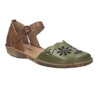 Sandale JOSEF SEIBEL "Rosalie 04, khaki-kombi", Damen, Gr. 37, grün (khaki, kombi), Obermaterial: 100% Rindsleder Leather cow., Schuhe Sandale (37600345-37) khaki, kombi