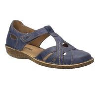 Josef Seibel Damen Sandaletten Rosalie 29, Frauen Sandalen,Weite G (Normal),Freizeitschuhe,offene Schuhe,t-spange,dunkelblau,38 EU