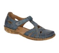 Josef Seibel Damen Sandaletten Rosalie 29, Frauen Sandalen,Weite G (Normal),Sommersandalen,Klettverschluss,dunkelblau,39 EU