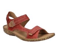 Sandale JOSEF SEIBEL "Rosalie 56" Gr. 42, rot (hibiscus, rot) Damen Schuhe Sandalen Sommerschuh, Sandale, Blockabsatz,mit praktischen Klettverschlüssen (18703401-42)