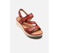 Sandale JOSEF SEIBEL "Sevran 05, hibiscus", Damen, Gr. 38, braun (hibiscus), Obermaterial: 100% Rindsleder Leather cow., Schuhe Sandale (56832529-38) hibiscus