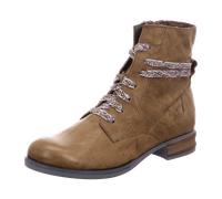 Josef Seibel Damen Schnürstiefeletten Sanja 18,Weite G (Normal),Wechselfußbett,schnürboots,reißverschluss,Stiefel,Grün (Oliv),36 EU