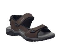 Josef Seibel Herren Sandale Arlo 02, T-Spange, Klettverschluss, Weite G, Braun, Größe 45 EU