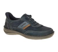 Josef Seibel Herren Sneaker New Anvers.26,Weite K (Extra weit),Wechselfußbett,Schnuerschuhe,Schnuerer,Schnuerung,Indigo-Kombi,44 EU