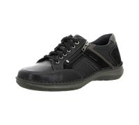 Josef Seibel Herren Businessschuhe New.Anvers.87,Weite K (Extra weit),Wechselfußbett,schnürschuhe,schnürer,schwarz-Kombi,44 EU
