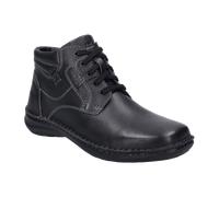 Josef Seibel Herren Schnürstiefeletten New Anvers 35,Weite K (Extra weit),Wechselfußbett,halbstiefel,Kurzstiefel,schwarz,46 EU