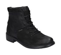 Josef Seibel Damen Stiefel Selena 50, Frauen Schnürstiefel,TopDryTex, schnürung gefüttert weiblich Lady Ladies feminin Women,Schwarz,42 EU / 8 UK