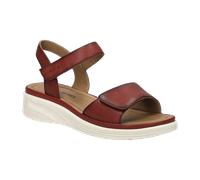 Sandale JOSEF SEIBEL "Sevran 01, hibiscus", Damen, Gr. 42, braun (hibiscus), Obermaterial: 100% Rindsleder Leather cow., Schuhe Sandale (75818926-42) hibiscus