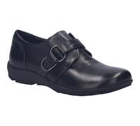 Slipper JOSEF SEIBEL "Charlotte 18", Damen, Gr. 36, schwarz, Leder, elegant, Schuhe, mit Gummizug (52506716-36) schwarz