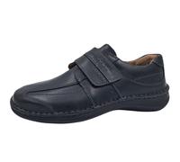 Josef Seibel Slipper New Anvers 02, Weite K (Extra weit), Wechselfußbett, Klettschuh, Schwarz, Gr.44