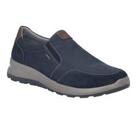 Slipper JOSEF SEIBEL "Marley 52", Damen, Gr. 45, graublau, Nubukleder, Veloursleder, Schuhe Slipper, Sneaker, Schlupfschuh mit wasserabweisender TEX-Ausstattung, G-Weite (25545410-45) graublau