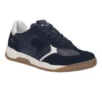 Keilsneaker JOSEF SEIBEL "Arleen 01", Damen, Gr. 40, schwarz, weiß, Leder, Veloursleder, kontrastfarbene Details, Schuhe, Freizeitschuh, Halbschuh, Schnürer, Kontrastbesatz, G-Weite (84742115-40) schw
