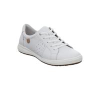 Josef Seibel Damen Low-Top Sneaker Caren 01,Weite G (Normal),Wechselfußbett,Sportschuhe,Freizeitschuhe,Turnschuhe,Weiss,43 EU