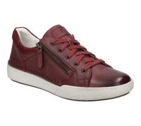 Josef Seibel Damen Low-Top Sneaker Claire 13,Weite G (Normal),Wechselfußbett,Strassenschuhe,Sportschuhe,Freizeitschuhe,Bordeaux,37 EU