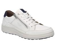 Josef Seibel Sneaker Maddox 07 (Leder) weiss/dunkelblau Herren, Größe Euro (US) 42