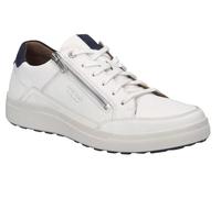 Josef Seibel Sneaker Maddox 07 (Leder) weiss/dunkelblau Herren, Größe Euro (US) 44