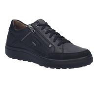 Josef Seibel Herren Low-Top Sneaker Maddox.51,Weite G (Normal),Wechselfußbett,wasserdicht,schnürschuhe,schnürer,schwarz-Kombi,47 EU
