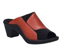 Clog JOSEF SEIBEL "St.Tropez 44, rot-kombi", Damen, Gr. 40, rot (rot, kombi), Obermaterial: 80% Rindsleder Leather cow. 20% Textilmaterial TEXMAT., Schuhe Clog (61114634-40) rot, kombi