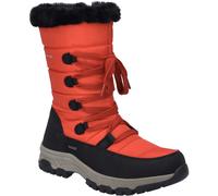 Josef Seibel Damen Winterstiefel Davos 51,Weite G (Normal),Wechselfußbett,wasserdicht,uebergangsstiefel,schwarz-rot,39 EU